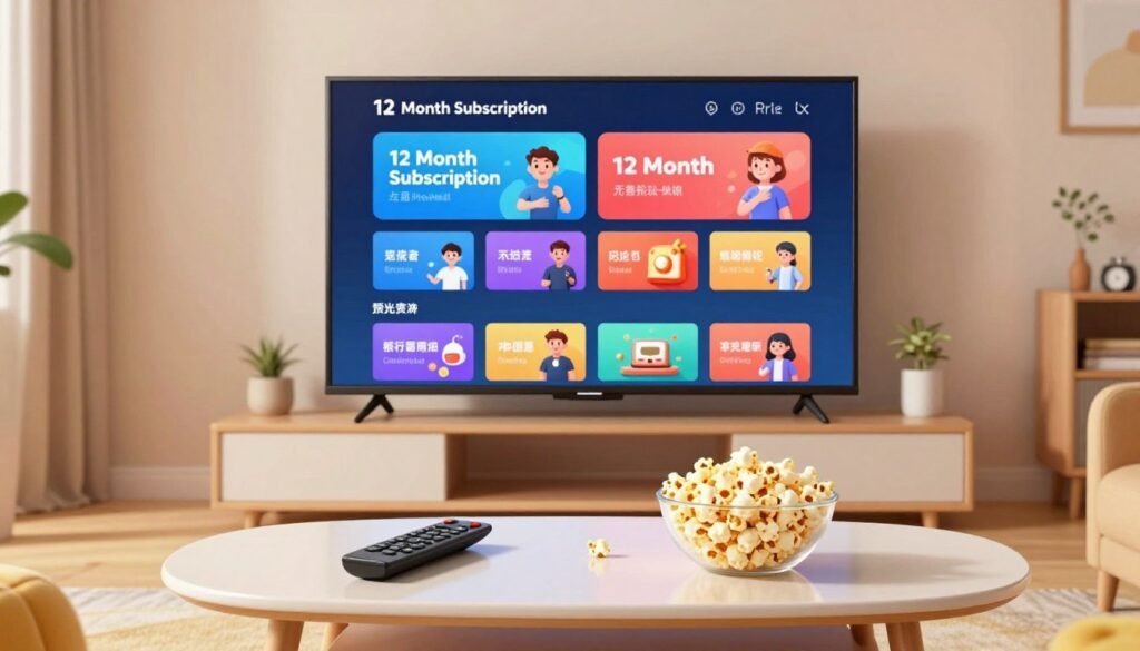 abonnement iptv 12 mois smart tv